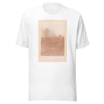 Vrouw op een houten brug by Henri van Daalhoff T-Shirt