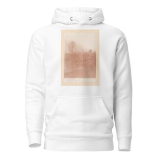 Vrouw op een houten brug by Henri van Daalhoff Hoodie