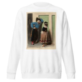 Qui Moi et Zélie, Achille et toi. – Où – Aux vendanges by Paul Gavarni Sweatshirt