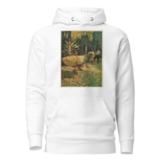 —we cut and hewed the outside into the true shape of a boat by N. C. Wyeth Hoodie