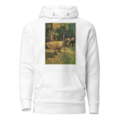 —we cut and hewed the outside into the true shape of a boat by N. C. Wyeth Hoodie
