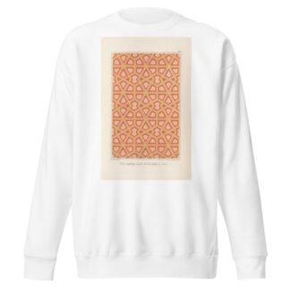 Holzvertäfelung aus der Moschee Lashar zu Kairo 2 by Friedrich Maximilian Hessemer Sweatshirt