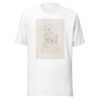 A statue of three men being attacked by snakes. The base of the statue reads ‘Roast Beef Chicago, U.S.A.’ by William Henry Walker T-Shirt