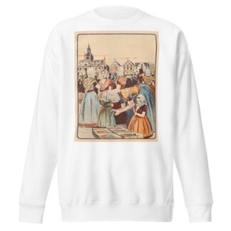 Un Marché En Zélande by Fernand Piet Sweatshirt