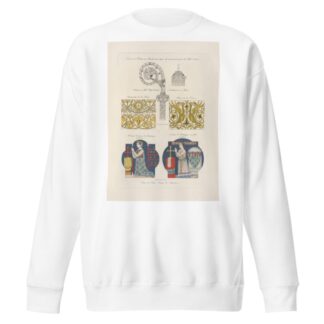Crosse et boite en émail, ouvrages du commencement du XIIIe. siècle. by Nicolas Xavier Willemin Sweatshirt