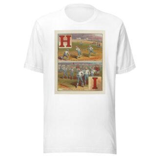 Baseball A B C Pl.06 by McLoughlin Bros T-Shirt