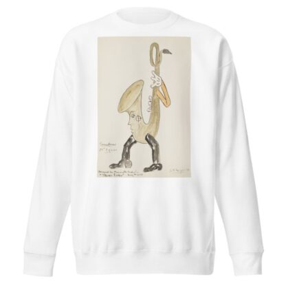 String Fever(marionette): Saxophone by Irving M. Reizes Sweatshirt