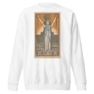 Felicitas et Pax 1926 by Bernard Willem Wierink Sweatshirt