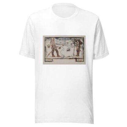 Two skiers meet by Akseli Gallen-Kallela T-Shirt