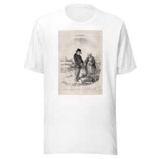 How strange…. I had planted potatoes, and here I am harvesting truffles! by Honoré Daumier T-Shirt