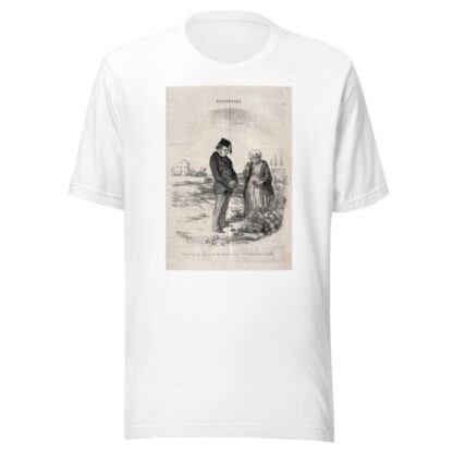 How strange…. I had planted potatoes, and here I am harvesting truffles! by Honoré Daumier T-Shirt