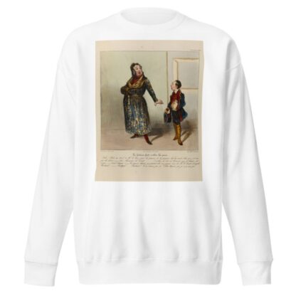 La fortune fait oublier les amis by Honoré Daumier Sweatshirt