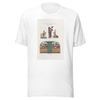 Divers costumes représentés dans une peinture d’un MS. intitulé echects amoureux; concerts vocal et instrumental tirés du même MS. by Nicolas Xavier Willemin T-Shirt