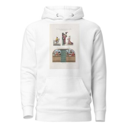 Divers costumes représentés dans une peinture d’un MS. intitulé echects amoureux; concerts vocal et instrumental tirés du même MS. by Nicolas Xavier Willemin Hoodie