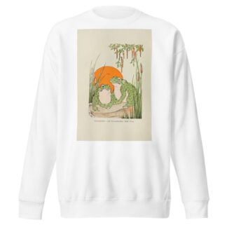 Grandfather and Grandmother bull frog by Elizabeth Stafford Fry Sweatshirt