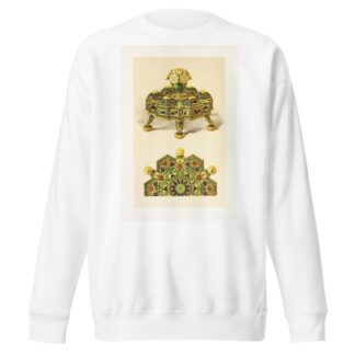 Spice-Box in Silver Gilt, enriched with Translucent Enamels by John Charles Robinson Sweatshirt
