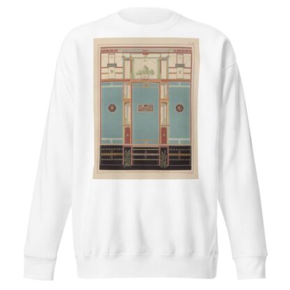 The most beautiful walls in Pompeii Pl.19 by Victor Steeger Sweatshirt