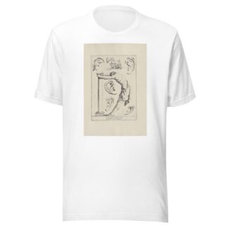 Alfabeto in sogno Pl.05 by Giuseppe Maria Mitelli T-Shirt