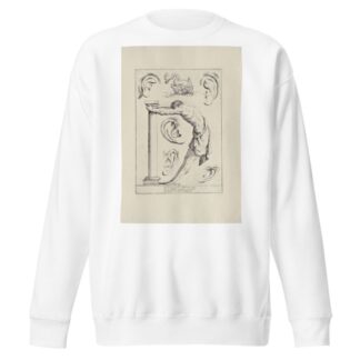 Alfabeto in sogno Pl.05 by Giuseppe Maria Mitelli Sweatshirt