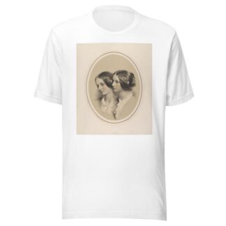 Portrait Busts of Two Women by James Archer T-Shirt