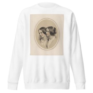 Portrait Busts of Two Women by James Archer Sweatshirt