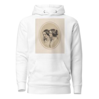Portrait Busts of Two Women by James Archer Hoodie