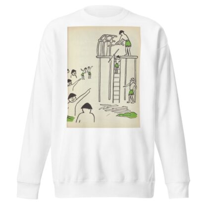 Stick-in-the-Mud; a tale of a village, a custom, and a little boy pl16 by Fred Ketchum Sweatshirt