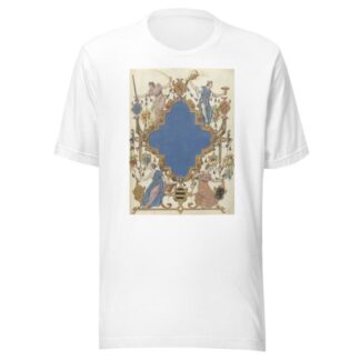Titelblad met cartouche omgeven door vier allegorische vrouwenfiguren by Nicolaes de Kemp T-Shirt