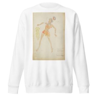 Swing It: Orange bandeau top, matching shorts by Alex Jones Sweatshirt