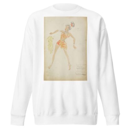 Swing It: Orange bandeau top, matching shorts by Alex Jones Sweatshirt
