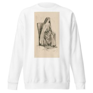 Francisca, a nun by Louis Rhead Sweatshirt