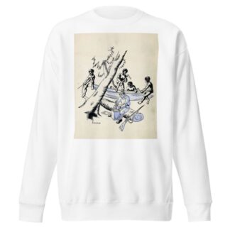 Nieuw-Guineese mannen bouwen een kano by F. Ockerse Sweatshirt