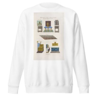 Buffets transformés en oratoire et décorations des autels, extraits de divers manuscrits du XVe. siècle. by Nicolas Xavier Willemin Sweatshirt
