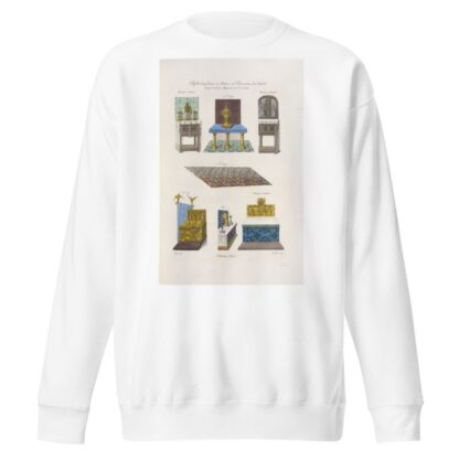 Buffets transformés en oratoire et décorations des autels, extraits de divers manuscrits du XVe. siècle. by Nicolas Xavier Willemin Sweatshirt