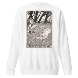 The Old Man and the Ass by Percy J. Billinghurst Sweatshirt