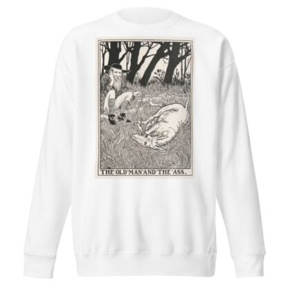 The Old Man and the Ass by Percy J. Billinghurst Sweatshirt