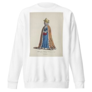 Habit of a lady of Livonia in 1577. Dame Livonienne. by Charles Grignion Sweatshirt