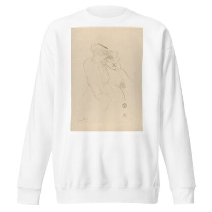 In Their Forties by Henri de Toulouse-Lautrec Sweatshirt
