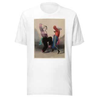 Les Arthurs couchés, les rats dansent by Paul Gavarni T-Shirt