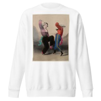 Les Arthurs couchés, les rats dansent by Paul Gavarni Sweatshirt