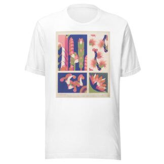 Four plant form compositions 4 by André Durenceau T-Shirt