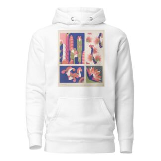 Four plant form compositions 4 by André Durenceau Hoodie