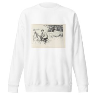 Wasting time by Charles Dana Gibson Sweatshirt
