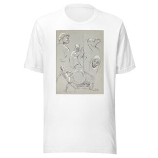 West Africa Vignettes Pl.16 by Elton Fax T-Shirt