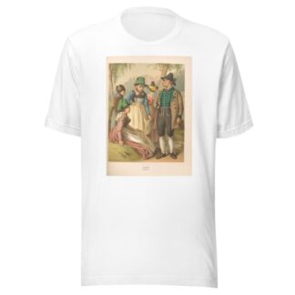 Deutsche Volkstrachten Pl.39 by Albert Kretschmer T-Shirt
