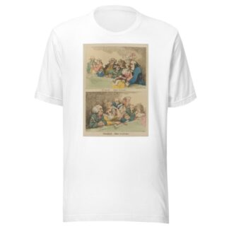 Comedy spectators. Tragedy spectators by Thomas Rowlandson T-Shirt