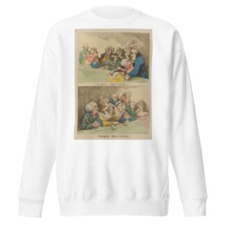 Comedy spectators. Tragedy spectators by Thomas Rowlandson Sweatshirt