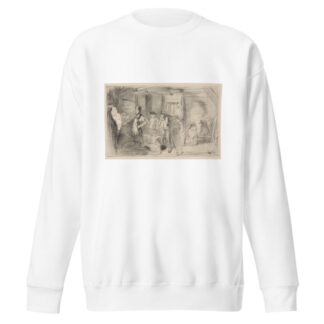 The forge by James Abbott McNeill Whistler Sweatshirt