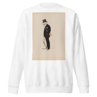 M. de Saint-Albin, directeur du Jockey-Club by Georges Goursat (Sem) Sweatshirt