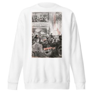 Café-Concert At La Scala, Paris by Jean François Raffaëlli Sweatshirt